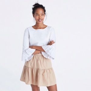 Madewell Cotton Bell Sleeve Blouse